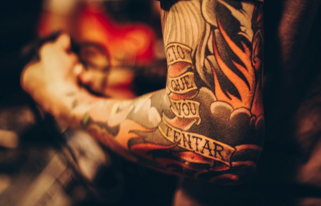 men's arm tattoo